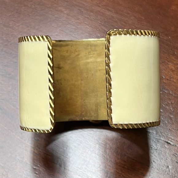 Vintage Stella & Dot Kelly Cuff Enamel Bracelet MINT - Picture 5 of 5